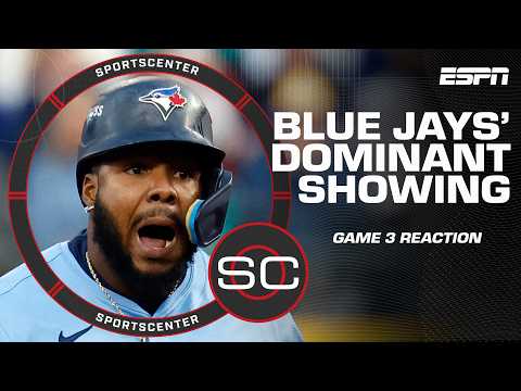 ALCS Game 3 REACTION ⚾️ Blue Jays make a STATEMENT at the plate in Seattle | SportsCenter