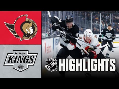 NHL Highlights | Senators vs. Kings | November 24, 2025