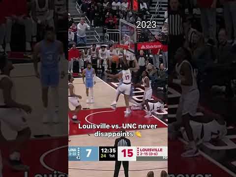 Louisville vs. UNC is a must-watch 🤝 #louisville #unc #accbasketball