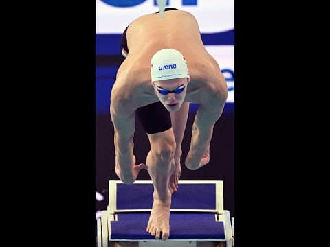 Hubert Kos goes 1:45.12 in the men’s 200m backstroke a new World Record