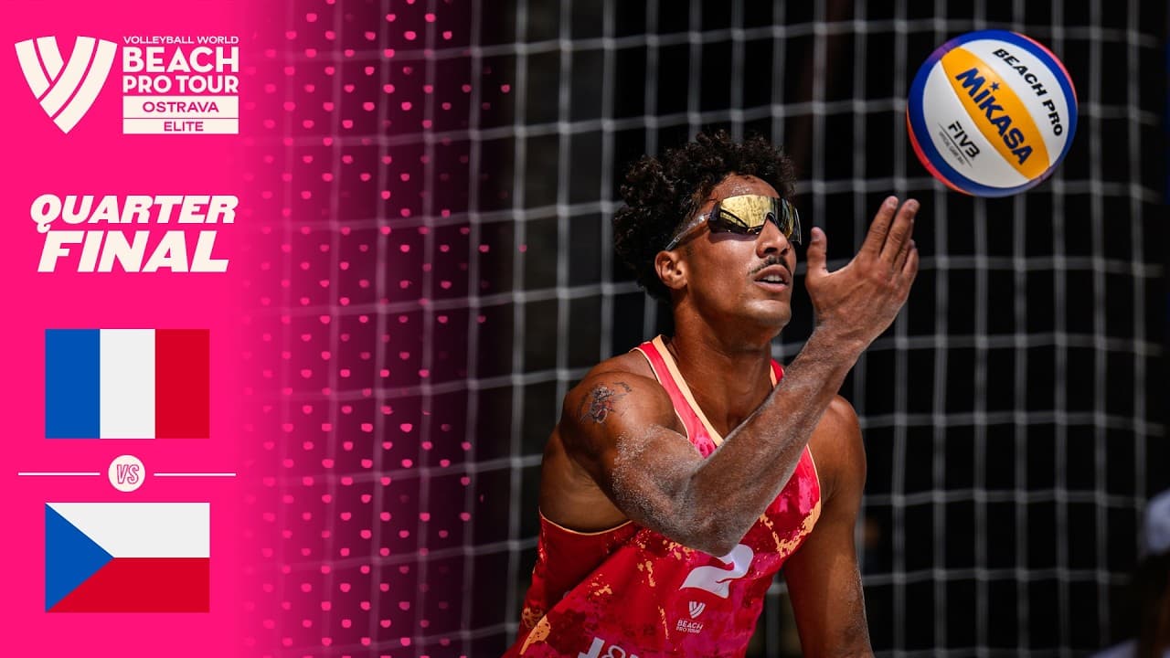 Daubas/Aye, C vs. Perusic/Sedlak - Quarter Final Highlights | Ostrava 2026 #beachprotour