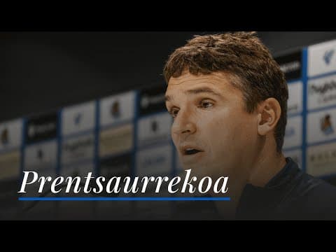 RUEDA DE PRENSA 13:00 | Jon Ansotegi |  Levante UD - Real Sociedad