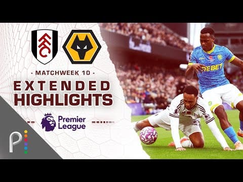 Fulham v. Wolves | PREMIER LEAGUE HIGHLIGHTS | 11/1/2025 | NBC Sports