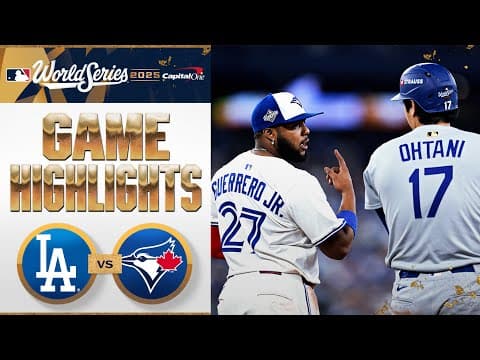 Dodgers vs. Blue Jays World Series Game 7 Highlights (11/1/25) | MLB Highlights