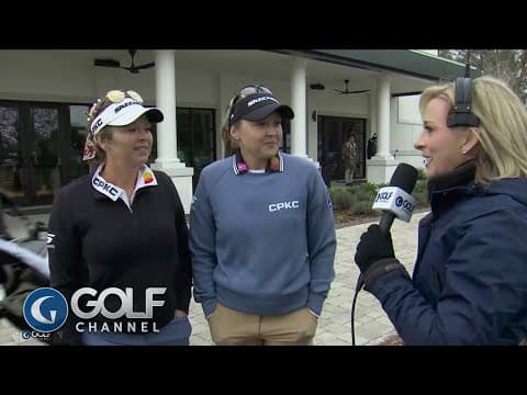 Brooke Henderson, with caddie sister in final start, fires 66 at LPGA TOC | Golf Channel