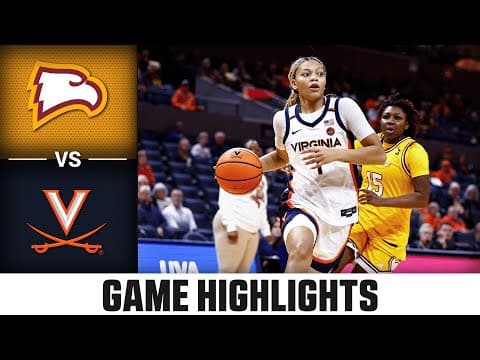 Winthrop vs Virginia Game Highlights | 2025-26 ACC Women's Basketball