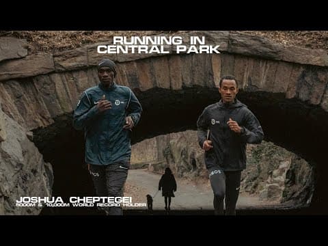 Running In Central Park With World Record Holder Joshua Cheptegei