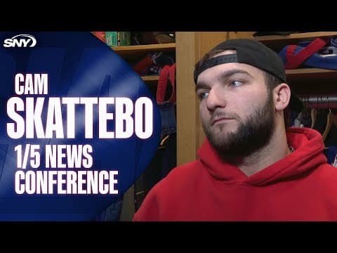Cam Skattebo says his goal is to be back for Giants training camp