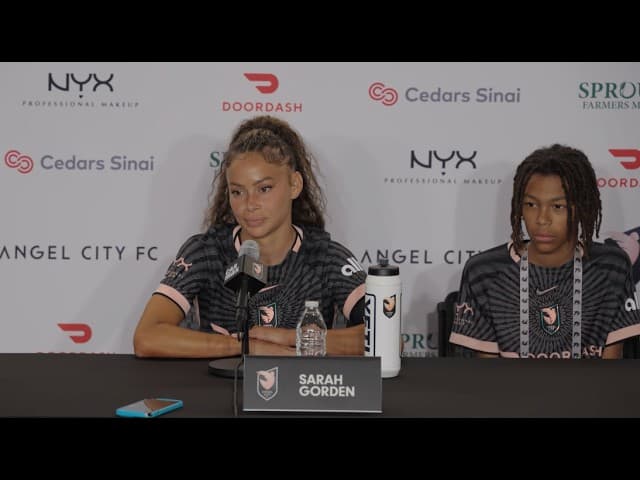 Angel City FC Press Conference: 05.31.26 | Sarah Gorden, and Head Coach Alex Sraus