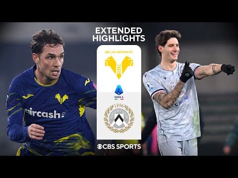 Hellas Verona vs. Udinese: Extended Highlights | Serie A | CBS Sports Golazo