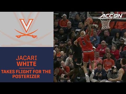 Virginia's Jacari White Takes Flight For The Posterizer
