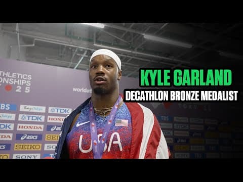 Kyle garland Claims bronze in the decathlon  | Post meet interview | World Championships tokyo 2025