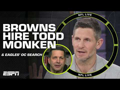 Todd Monken to Cleveland is a 'HUGE MISS' for Giants + Update on Eagles' OC search | NFL Live