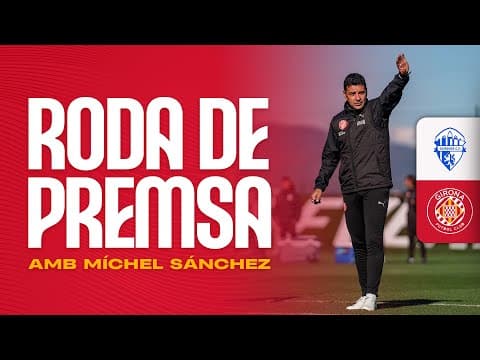 Roda de Premsa de Míchel Sánchez, en la prèvia del partit de Copa del Rei OURENSE CF vs GIRONA FC