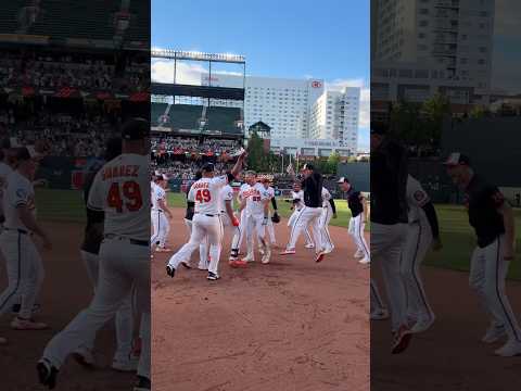 This is the way. #baseball #birdland #mlb #walkoff #orioles