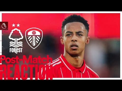 Omari Hutchinson's Reaction π£οΈ | Nottingham Forest 3-1 Leeds United | Premier League