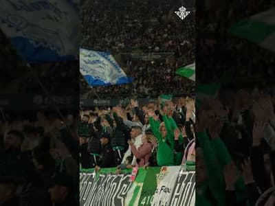 Te he DEDICADO mi VIDA ENTERA.AÑOS soñando con NOCHES como ESTA. #realbetis #shorts