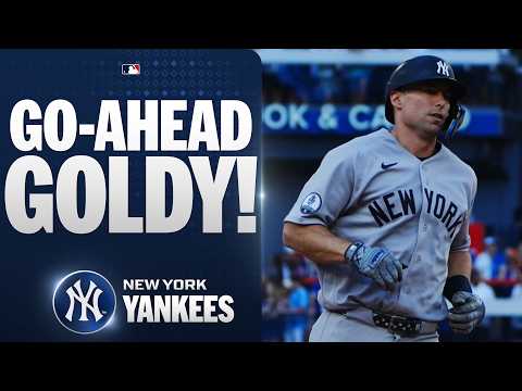 Paul Goldschmidt gives the Yankees the LEAD in the 9th with a go-ahead 2-run home run! 💪