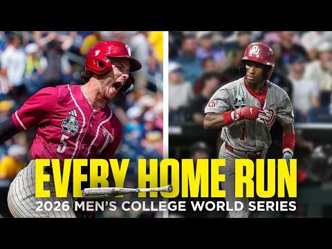 Every home run from the 2026 Men's College World Series