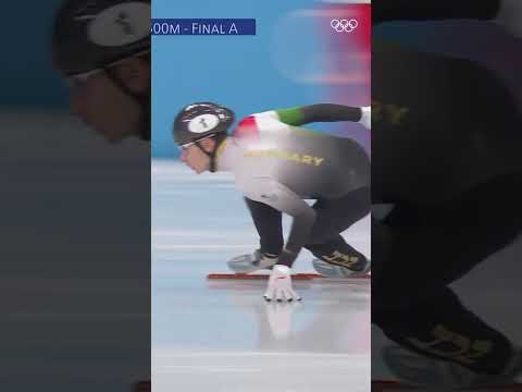 Liu Shaoang won the men’s 500m short track speed skating title at #Beijing2022. 🥇