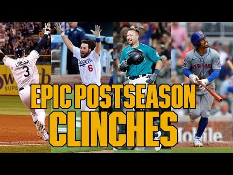 The MOST Epic Postseason Clinches! (Evan Longoria stuns Yanks, Francisco Lindor extends Mets season)