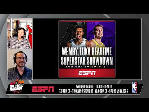 Luka's Offense vs Wemby's Defense 👀 | The Warmup On NBA TV