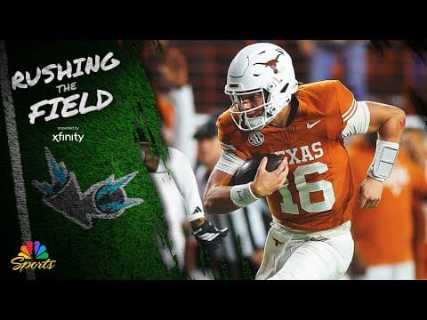 Texas win vs. Texas A&M heats up CFP bubble with Miami | Rushing The Field | NBC Sports