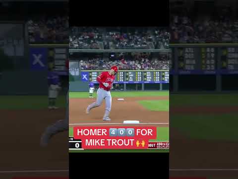 Mike Trout sent this 485 feet 🚀