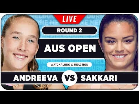 RADUCANU vs POTAPOVA • Australian Open 2026 • LIVE Tennis Watchalong