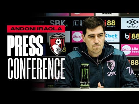 Andoni Iraola on Everton, suspensions and turning around form | Premier League Press Conference