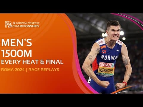 Norwegian Perfection! 🇳🇴 EVERY Heat & Final of the Men’s 1500m | Roma 2024