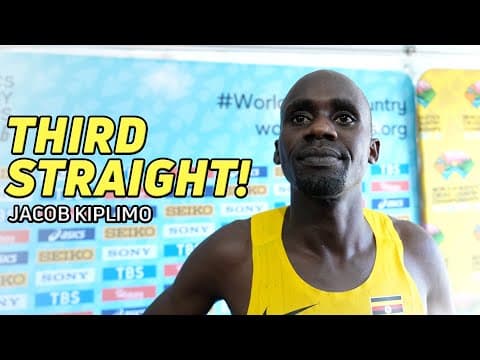 Third World Title For Jacob Kiplimo At The 2026 World Cross Country Championships | Interview