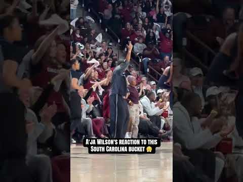 A'ja Wilson's reaction 👏