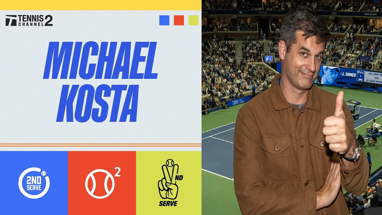 Michael Kosta Talks Tennis, Comedy and More | Second Serve