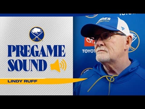 "Ellis Knows How To Stay Ready" | Lindy Ruff On Colten Ellis Starting Against Utah Mammoth | Sabres