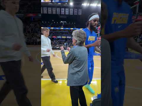 This is What it's All About 🥹 Squad Does Fist Bumps with Usher Before Every Home Game