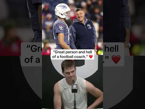 Drake Maye 🤝 Mike Vrabel