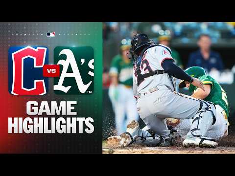 Guardians vs. A's Game Highlights (5/1/26) | MLB Highlights