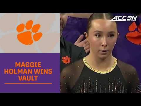 Clemson's Maggie Holman Stands Above All In Vault | 2026 ACC Gymnastics