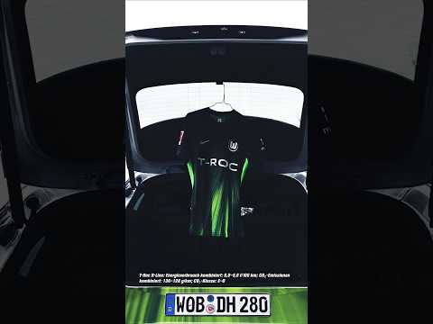 Sondertrikot mit T-Roc-Branding💚🐺