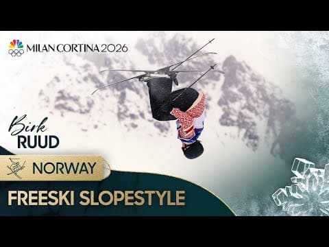 Birk Ruud UPENDS Alex Hall's gold defense in ski slopestyle | Winter Olympics 2026 | NBC Sports