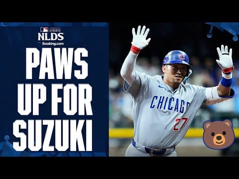 Seiya Suzuki DESTROYS a three-run homer, opens scoring for Cubs 😲 (Lands 440-ft. away) | 鈴木誠也ハイライト