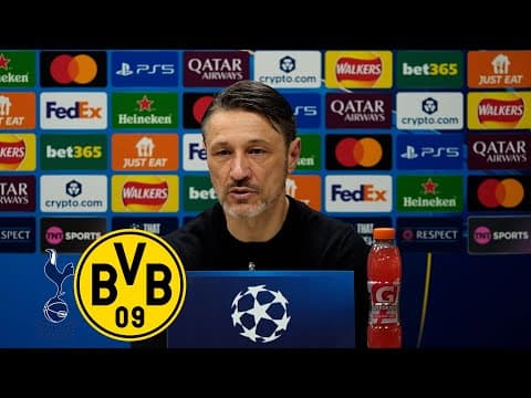 Pressekonferenz mit Niko Kovac nach Tottenham Hotspur – BVB 2:0
