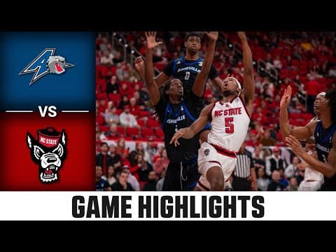 UNC Asheville vs. NC State Game Highlights | 2025-26 ACC Men’s Basketball