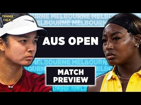 Eala vs Parks | Australian Open 2026 | Tennis Talk Preview