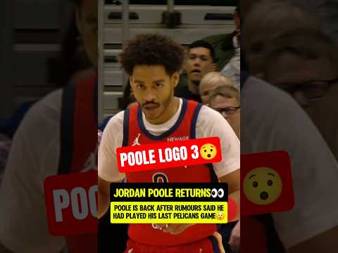 Jordan Poole is BACK with a LOGO 3😯