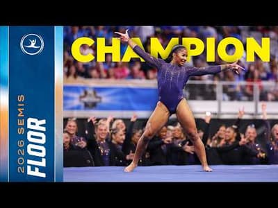 Jordan Chiles - Floor at 2026 NCAA gymnastics semifinals