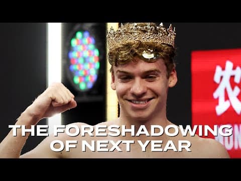 Leon Marchand Breaks the 200m Medley World Record | Swimming World Cup 2024 Singapore