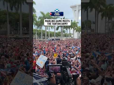 Tartan Army showing Miami how they party