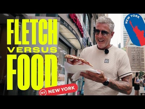 STUNNING NYC STREET FOOD | Fletch Versus Food: New York City